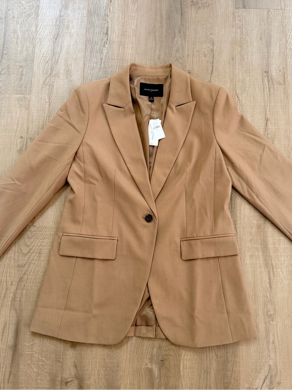 Banana Republic Tan Single-Button Blazer - Picture 13 of 13